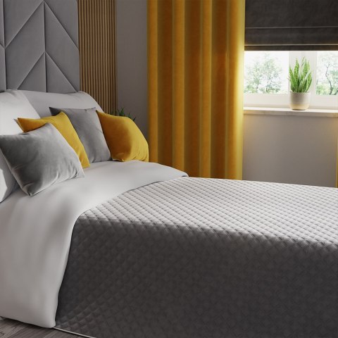 VELVI Narzuta dekoracyjna, rozmiar 220x240cm, kolor 022 chłodny szary VELVI0/NAP/022/220240/1