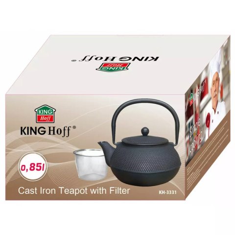 ZAPARZACZ ŻELIWNY 850ml Z FILTREM KH-3331