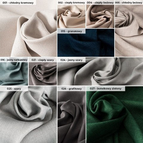 DANTE Tkanina dekoracyjna typu blackout, wysokość 300cm, kolor 015 granatowy DANTE0/TZP/015/000300/1