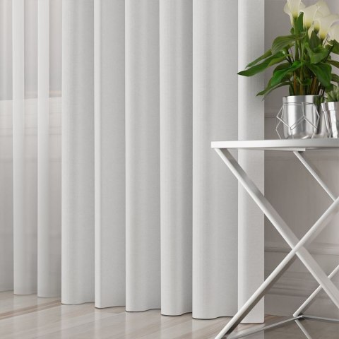 IBIZA Tkanina dekoracyjna, wysokość 300cm, kolor 001 biały 027823/TDP/001/000300/1