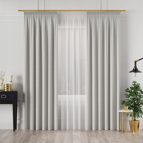 IBIZA Tkanina dekoracyjna, wysokość 300cm, kolor 006 pastelowy szary 027823/TDP/006/000300/1