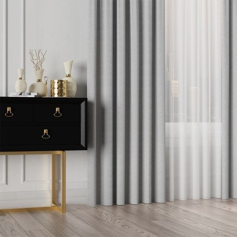 IBIZA Tkanina dekoracyjna, wysokość 300cm, kolor 007 jasny szary 027823/TDP/007/000300/1