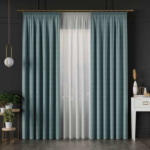 IBIZA Tkanina dekoracyjna, wysokość 300cm, kolor 011 jasny turkusowy 027823/TDP/011/000300/1