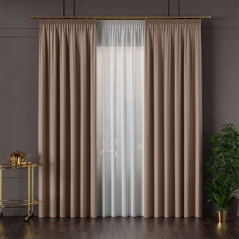 IBIZA Tkanina dekoracyjna, wysokość 300cm, kolor 018 kamelowy 027823/TDP/018/000300/1