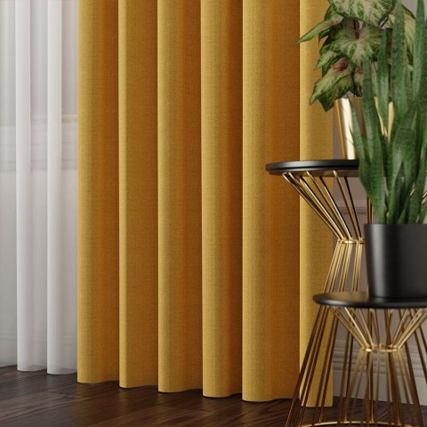 IBIZA Tkanina dekoracyjna, wysokość 300cm, kolor 019 musztardowy 027823/TDP/019/000300/1