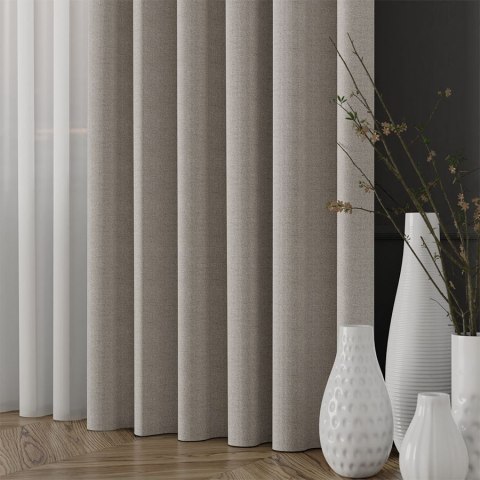 IBIZA Tkanina dekoracyjna, wysokość 300cm, kolor 020 beżowo-szary 027823/TDP/020/000300/1