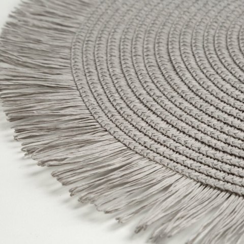 PODKŁADKA BOHO 1 (FI) 38 CM SZARY