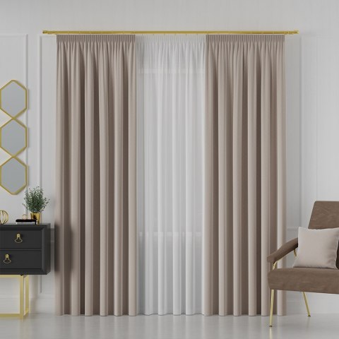 LIMA Tkanina dekoracyjna, wysokość 300cm, kolor 007 beżowy 318287/TDP/007/000300/1