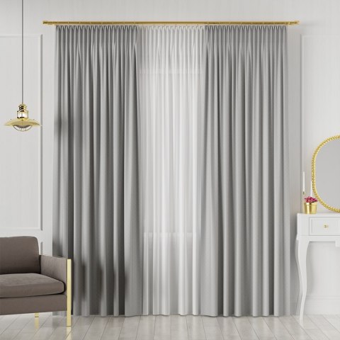 LIMA Tkanina dekoracyjna, wysokość 300cm, kolor 009 jasny szary 318287/TDP/009/000300/1