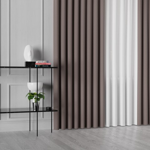 LIMA Tkanina dekoracyjna, wysokość 300cm, kolor 017 brązowy 318287/TDP/017/000300/1