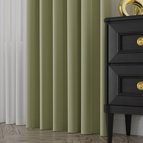 LIMA Tkanina dekoracyjna, wysokość 300cm, kolor 019 oliwkowy 318287/TDP/019/000300/1