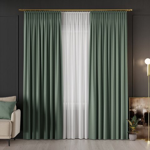 LIMA Tkanina dekoracyjna, wysokość 300cm, kolor 022 zielony 318287/TDP/022/000300/1