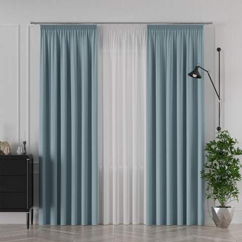 LIMA Tkanina dekoracyjna, wysokość 300cm, kolor 027 niebieski 318287/TDP/027/000300/1