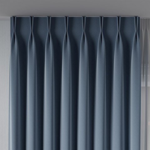 LIMA Tkanina dekoracyjna, wysokość 300cm, kolor 028 ciemny niebieski 318287/TDP/028/000300/1