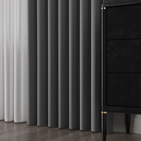 LIMA Tkanina dekoracyjna, wysokość 300cm, kolor 031 ciemny szary 318287/TDP/031/000300/1