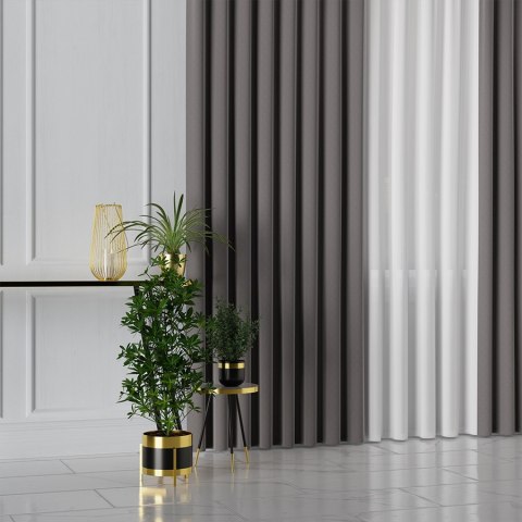 LIMA Tkanina dekoracyjna, wysokość 300cm, kolor 035 chłodny brązowy 318287/TDP/035/000300/1