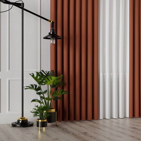 LIMA Tkanina dekoracyjna, wysokość 300cm, kolor 036 rdzawy 318287/TDP/036/000300/1