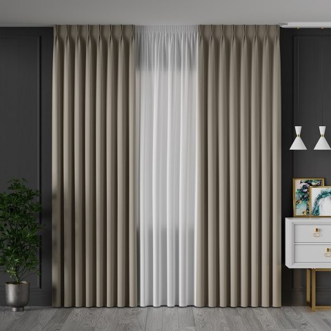 LIMA Tkanina dekoracyjna, wysokość 300cm, kolor 050 nude 318287/TDP/050/000300/1