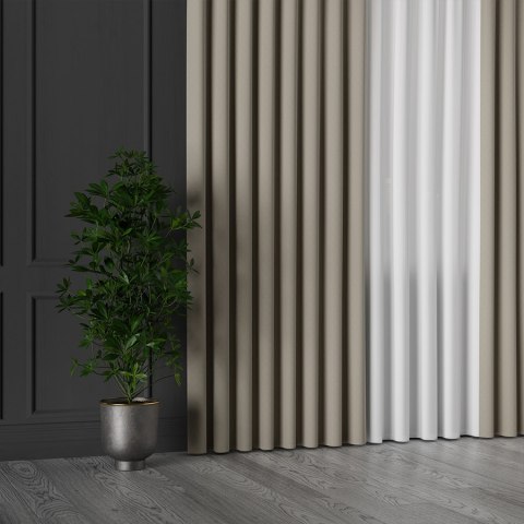 LIMA Tkanina dekoracyjna, wysokość 300cm, kolor 050 nude 318287/TDP/050/000300/1