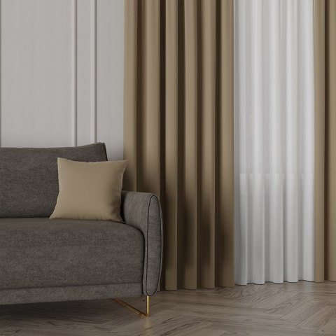 LIMA Tkanina dekoracyjna, wysokość 300cm, kolor 051 ciepły brązowy 318287/TDP/051/000300/1