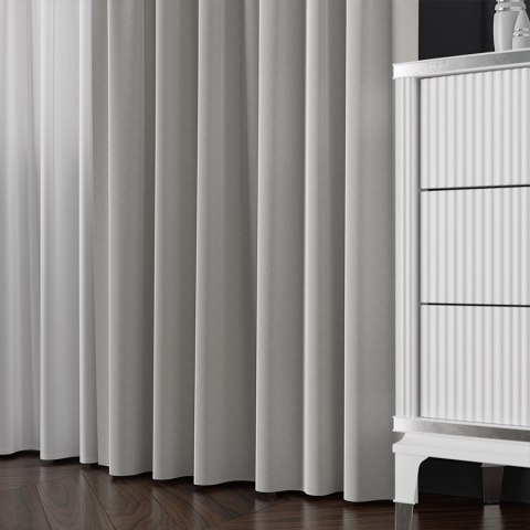 LIMA Tkanina dekoracyjna, wysokość 300cm, kolor 071 pastelowy szary 318287/TDP/071/000300/1