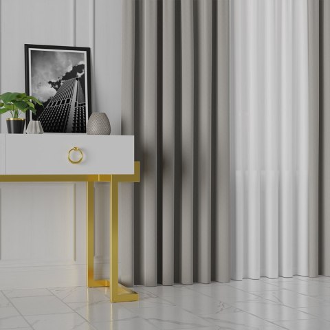 LIMA Tkanina dekoracyjna, wysokość 300cm, kolor 073 ciepły szary 318287/TDP/073/000300/1