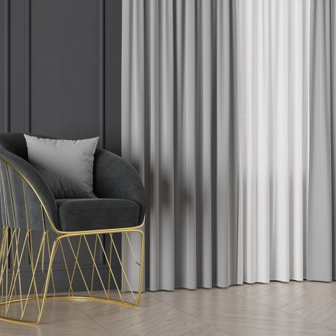 LIMA Tkanina dekoracyjna, wysokość 300cm, kolor 077 chłodny szary 318287/TDP/077/000300/1