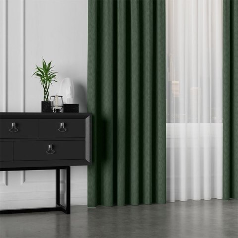LISA Tkanina dekoracyjna, wysokość 300cm, kolor 020 ciemny zielony 004150/TDP/020/000300/1