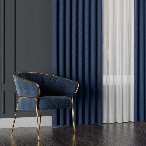 LISA Tkanina dekoracyjna, wysokość 300cm, kolor 021 granatowy 004150/TDP/021/000300/1