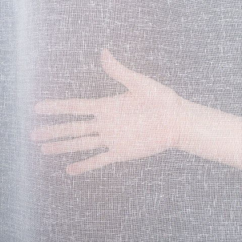 PETRA Firanka z ołowianką, wysokość 320cm, kolor 001 biały 020910/000/001/000320/1