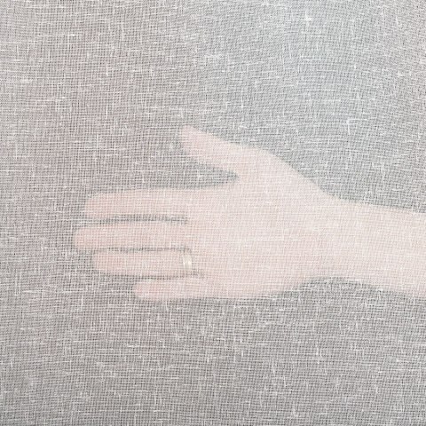 PETRA Firanka z ołowianką, wysokość 320cm, kolor 002 offwhite 020910/000/002/000320/1