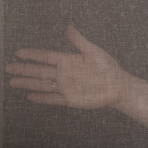 PETRA Firanka z ołowianką, wysokość 320cm, kolor 007 brązowy 020910/000/007/000320/1