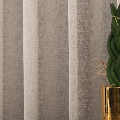 PETRA Firanka z ołowianką, wysokość 320cm, kolor 009 chłodny beżowy 020910/000/009/000320/1