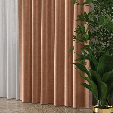 VELVET Tkanina dekoracyjna, wysokość 300cm, kolor 006 ciemny beżowy VELVET/TZP/006/000300/1