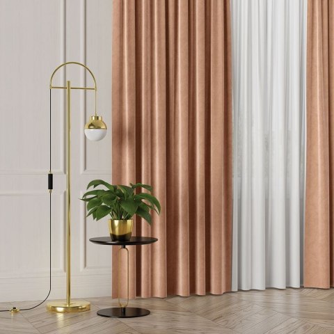 VELVET Tkanina dekoracyjna, wysokość 300cm, kolor 006 ciemny beżowy VELVET/TZP/006/000300/1