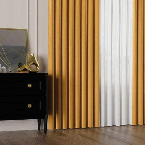 VELVET Tkanina dekoracyjna, wysokość 300cm, kolor 026 szafranowy VELVET/TZP/026/000300/1