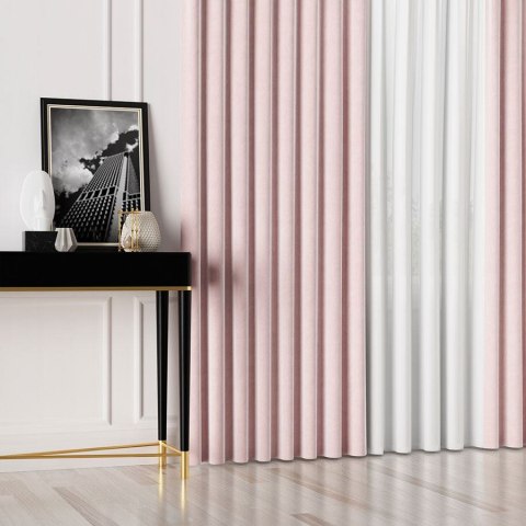 VELVET Tkanina dekoracyjna, wysokość 300cm, kolor 030 pudrowy różowy VELVET/TZP/030/000300/1