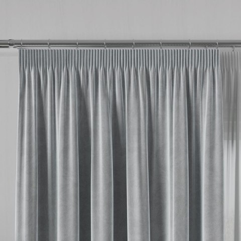 VELVET Tkanina dekoracyjna, wysokość 300cm, kolor 067 jasny szary VELVET/TZP/067/000300/1