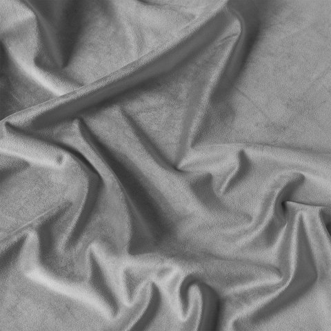 VELVET Tkanina dekoracyjna, wysokość 300cm, kolor 068 szary VELVET/TZP/068/000300/1