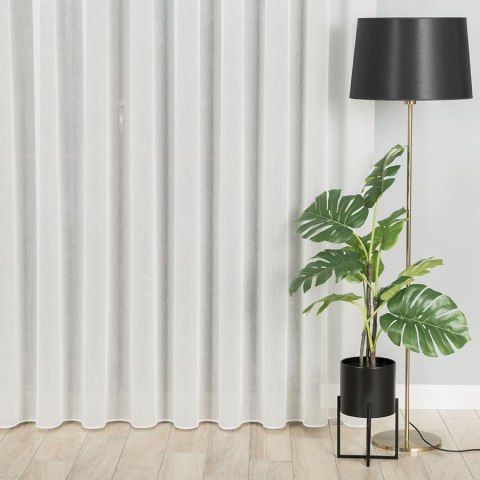 Firanka fantazyjna z ołowianką, wysokość 300cm, kolor 012 kremowy z błyszczącą nitką 318461/OLO/012/000300/1