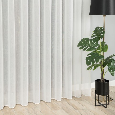 Firanka fantazyjna z ołowianką, wysokość 300cm, kolor 012 kremowy z błyszczącą nitką 318461/OLO/012/000300/1