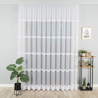 Firanka haftowana na metry 083399 wysokość 280 cm kolor biały