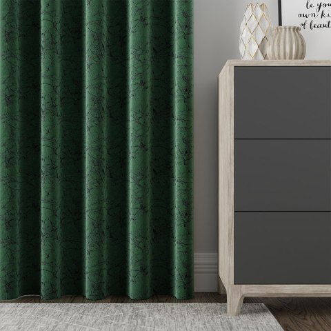HESTIA Tkanina dekoracyjna, wysokość 305cm, kolor 271 zielony 062116/TDP/271/000305/1