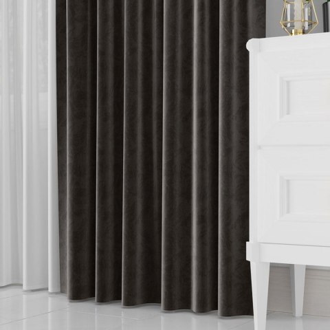 VELVET Tkanina dekoracyjna, wysokość 300cm, kolor 084 grafitowy VELVET/TZP/084/000300/1