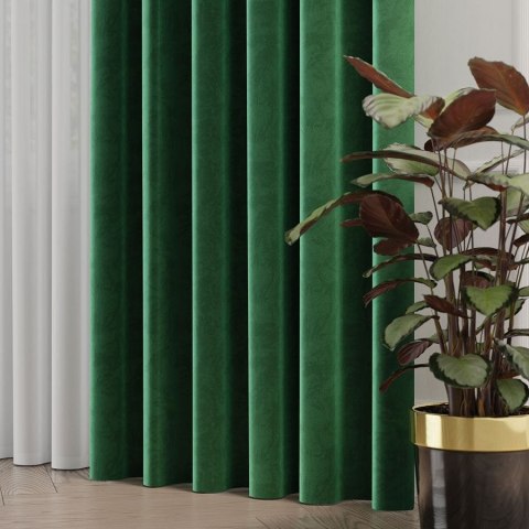 VELVET Tkanina dekoracyjna, wysokość 300cm, kolor 093 szmaragdowy VELVET/TZP/093/000300/1