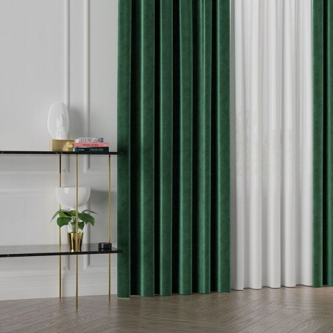 VELVET Tkanina dekoracyjna, wysokość 300cm, kolor 094 butelkowy zielony VELVET/TZP/094/000300/1