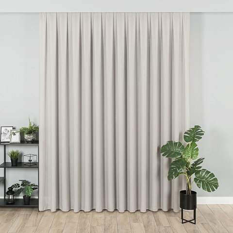 Firanka fantazyjna z ołowianką, wysokość 330cm, kolor 002 szary 000211/OLO/002/000330/1