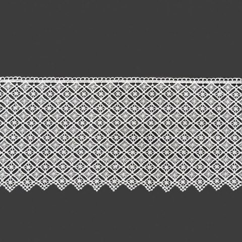 Koronka gipiurowa, wysokość 20cm, kolor biały 074037/447/001/000020/1