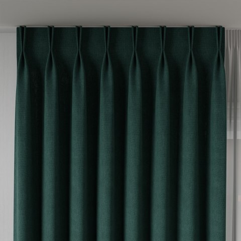 MANUEL Tkanina dekoracyjna, wysokość 300cm, kolor 813 szmaragdowy zielony TD0016/TDP/813/000300/1