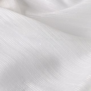 SELINA Firanka z ołowianką, wysokość 300cm, kolor 001 biały ze srebrnym 030627/OLO/001/000300/1